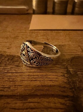 复古荷鲁斯之眼戒指时尚百搭小众