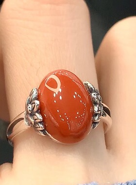 复古好运莲莲戒指女民族风国潮