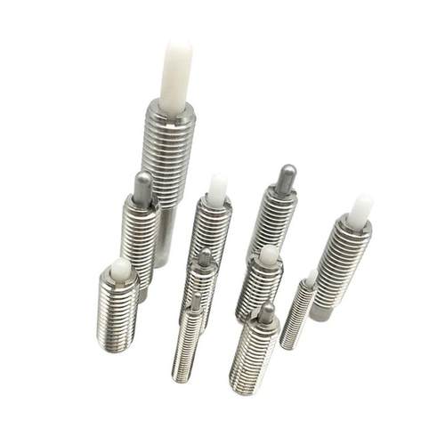 不锈钢树脂凸销弹簧 伸缩缓冲器 PJHK3 4 5 6 PJHK16-20弹簧柱塞 - 图3