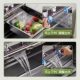 5.0 Thickened Handmade Sink 304 Stainless Steel Ambient Light