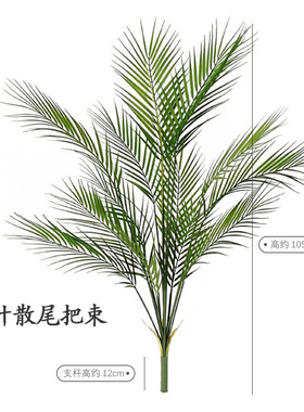 仿真椰子树假椰树造景塑料针葵树道具小型棕榈树植物落地绿植装饰