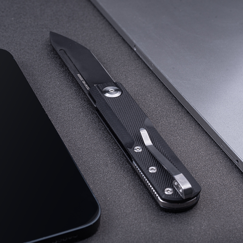 Real Steel 锐狮帝 G-Tanto 绅坦 EDC折刀 PVD刃面 双滚珠制动 - 图0