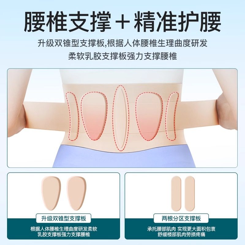 超薄款护腰带腰椎间盘劳损护腰久坐神器女士久坐神器支撑腰托透气,淘宝优惠券,粉丝福利购,淘宝优惠卷