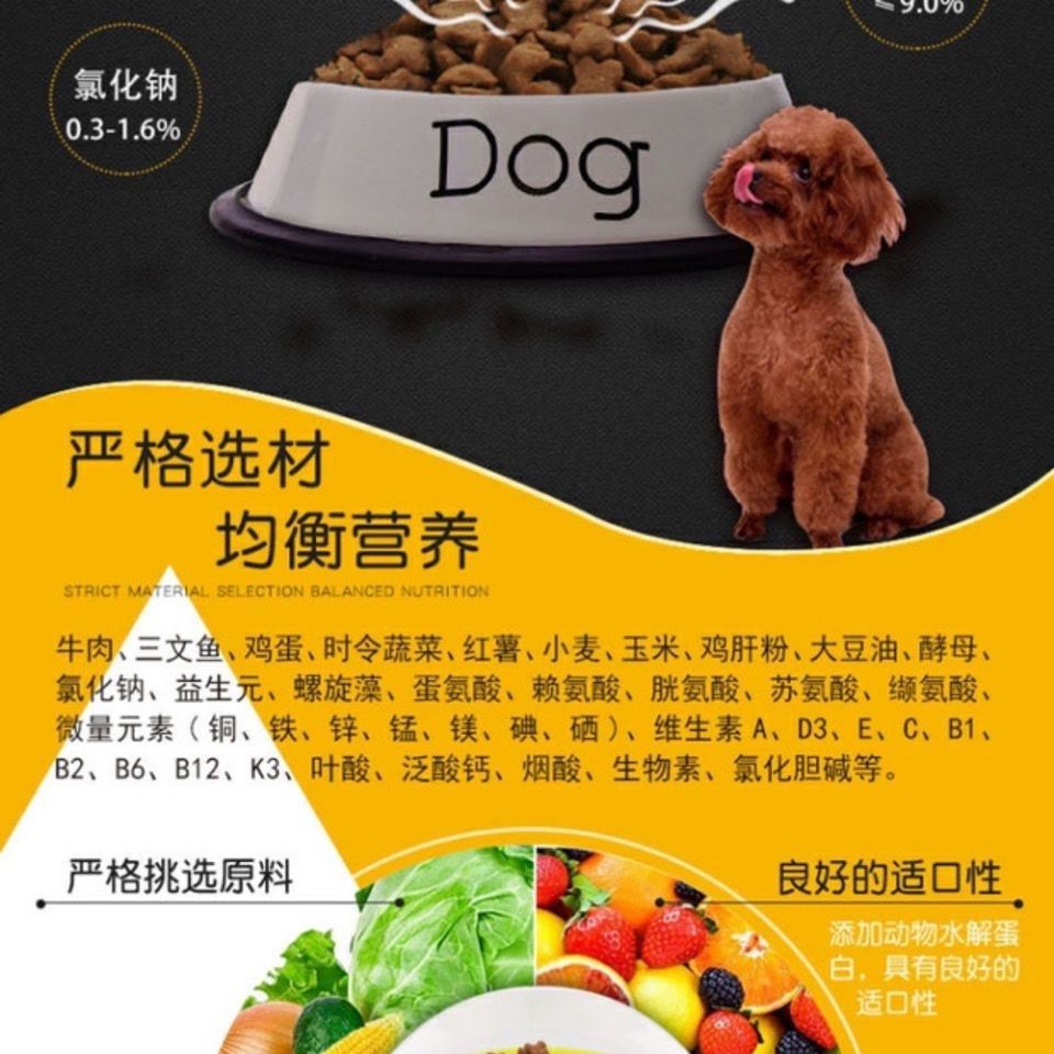 宠物狗粮狗粮成犬粮幼犬20KG安肯狗粮40斤藏獒德牧金毛萨摩耶狗粮 - 图3