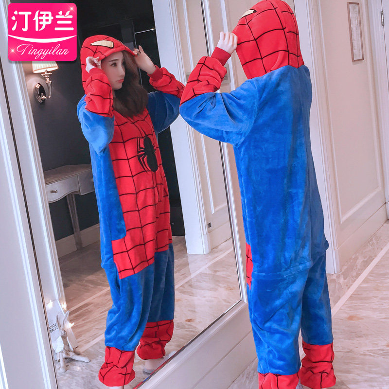 汀伊兰连体卡通套装长袖加厚睡衣 汀伊兰睡衣/家居服套装