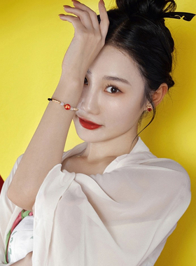 2026十二生肖手链马本命年男女红绳玛瑙黑曜石生肖转运珠情侣手链