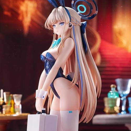 日版现货包邮 MaxFactory 碧蓝档案 蔚蓝档案 飞鸟马时 Bunny手办 - 图0