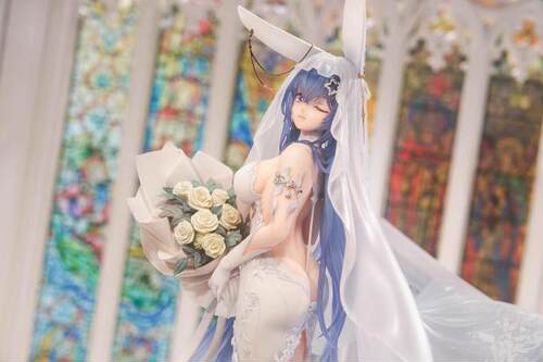 正版特典版 现货包邮 APEX 碧蓝航线 新泽西 花园 白雪之仪 手办 - 图1