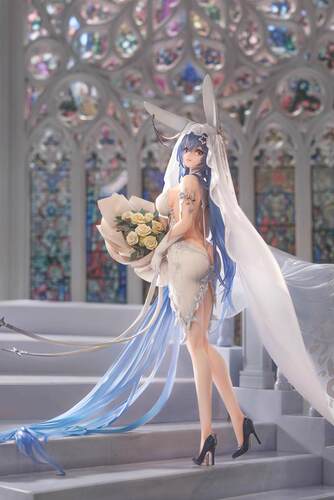 正版特典版 现货包邮 APEX 碧蓝航线 新泽西 花园 白雪之仪 手办 - 图2