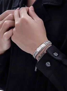 古巴双层手链男士冷淡风