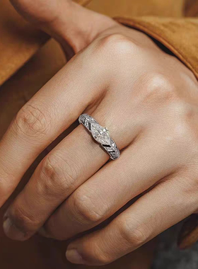 明星同款痞帅戒指男女潮流百搭