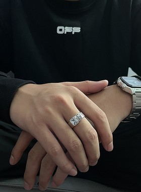 GOODLUCK转运戒指男士好运小众