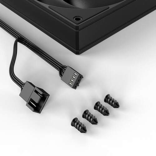 ID-COOLING AS120K12CM小4PIN黑色无光PWM温控散热机箱散热器风扇 - 图2