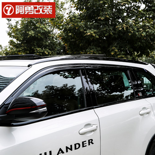 适用15-21款汉兰达汽车用品大全车窗饰条专用阿勇外观改装配件 - 图2