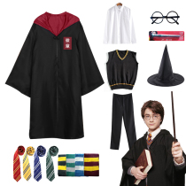 Harry Cos Costume Magic Gown Potter Clothing Clothing Clothes Boy Cosplay Childrens College Gown Christmas