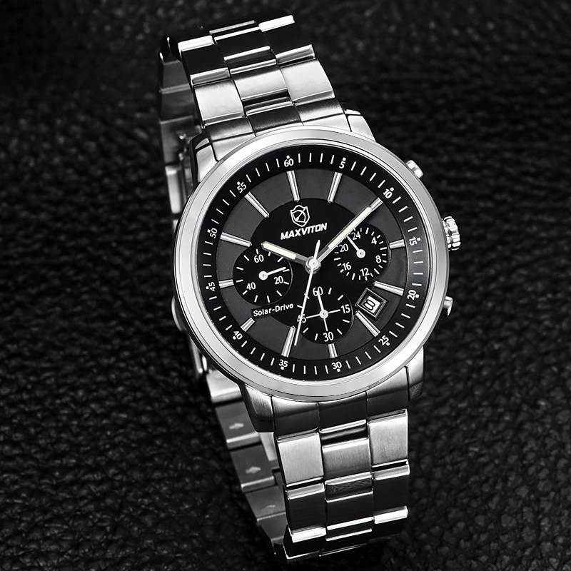 玛斯威顿正品多功能三眼男日历男表 玛斯威顿国产腕表