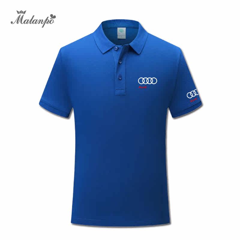 2020新款夏季奥迪4s店t恤工作服 马兰坡服饰Polo衫