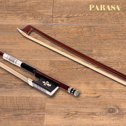 PARASA小提琴弓VPA10巴西绿檀木弓杆 圆弓弹性好 中提琴大提琴弓 - 图0