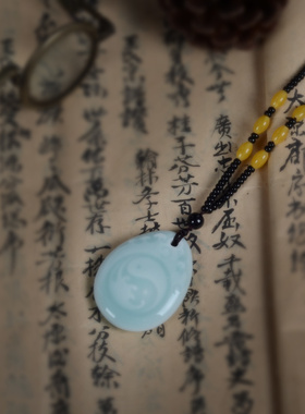 毛衣链陶瓷服饰装饰龙泉青瓷项链民族风特色手工制复古风