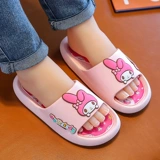 Sanrio, детские летние нескользящие тапочки из ПВХ для ванной комнаты, семейный стиль, подходят для носки на улице