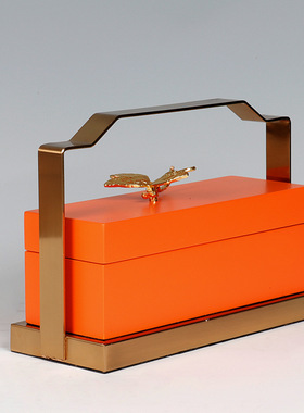 现代简约新中式别致收纳盒摆件