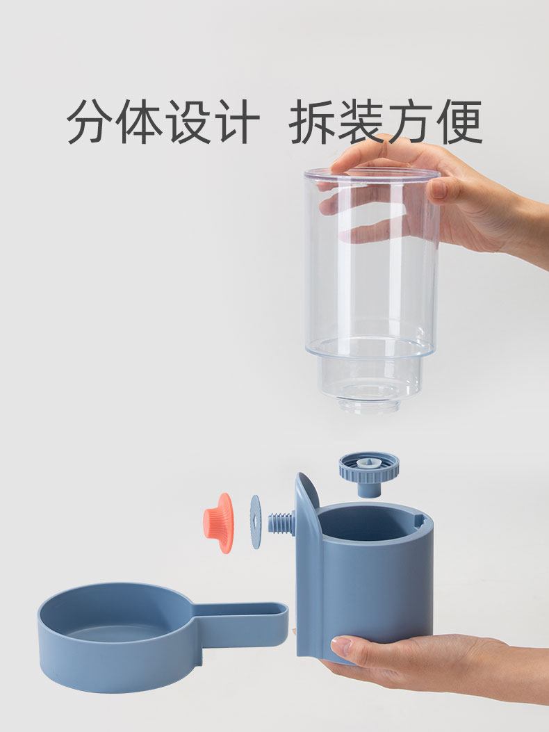 狗狗喝水器猫咪挂式不湿嘴喂水饮水器水壶喂水悬挂狗笼子宠物饮水 - 图2