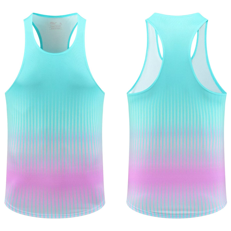 瑜伽背心上衣女夏薄款田径运动跑步弹力冰丝速干无袖T恤健身显瘦 - 图3