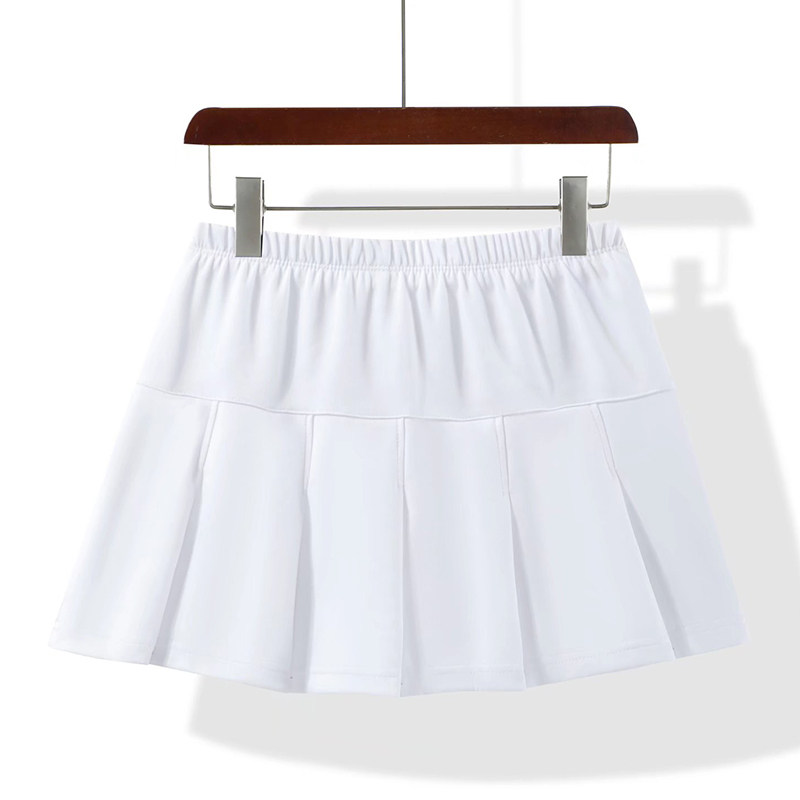 运动短裙女半身羽毛球瑜伽跑步健身速干百褶裙防走光白色网球裙,淘宝优惠券,粉丝福利购,淘宝优惠卷