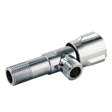 Треугольный клапан -все -бронзовая бытовая горячая и холодная вода Большой поток из четырех 4 баллов, соединяющих водопроводные трубы, попадающие в стену и расширенные тройные угловые клапан