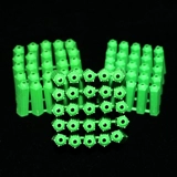 Пластическая заглушка 6 -мм пластиковая расширение трубка без винтов, поднимающихся автомобилей, используйте 8 -мм штепсельный клей для фиксированного выпрямителя Клей