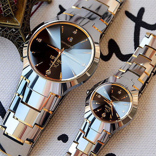 2020新款正品名牌情侣款防水手表 欧力狮国产腕表