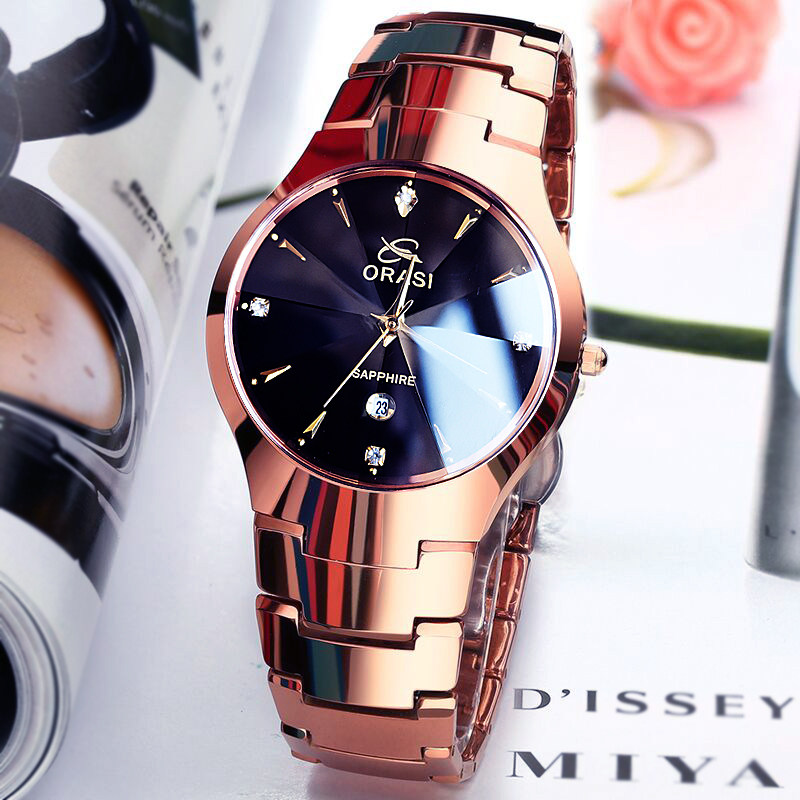 2020新款正品名牌韩版防水商务男表 欧力狮国产腕表