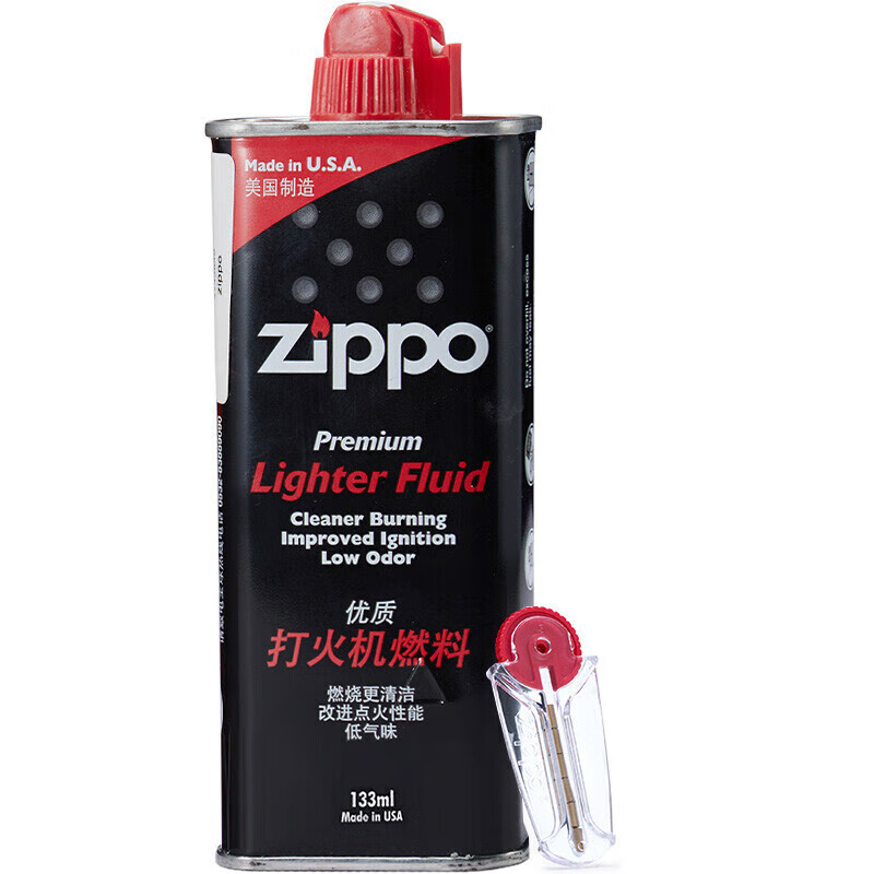 之宝(zippo) 配件耗材zippo油 小油套 打火机油 小油*1+火石*1+抽 - 图3