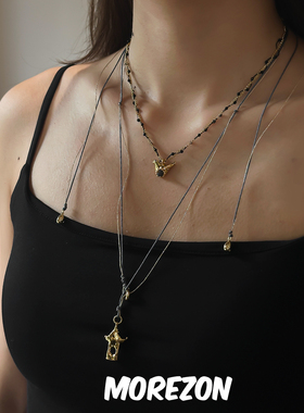 MOREZON【Hanying ECHOES IN THE DUST系列】25AW蒲公英编绳项链