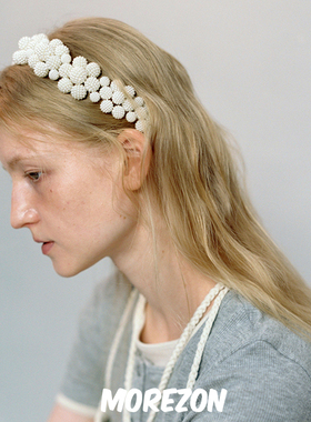 MOREZON【AWESOME NEEDS HANDICRAFT HAIR BAND】春夏手工发带女