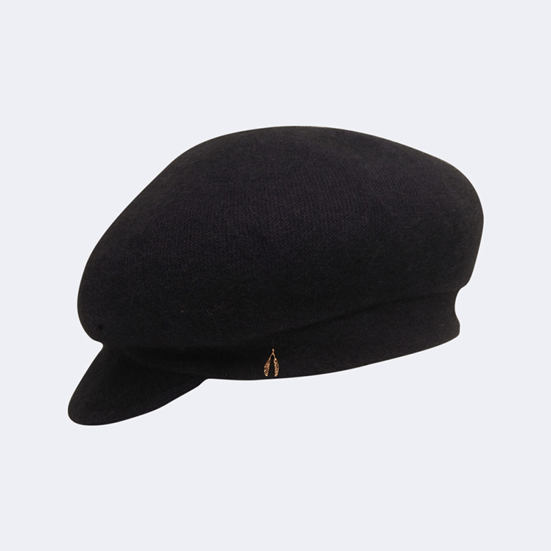 MOREZON【SHINJEO Becky Beret】羊毛兔毛混合面料显脸小蓓蕾帽子 - 图3