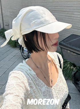 MOREZON【AWESOME NEEDS SCARF CAP】25SS潮人时尚后绑带头巾帽子