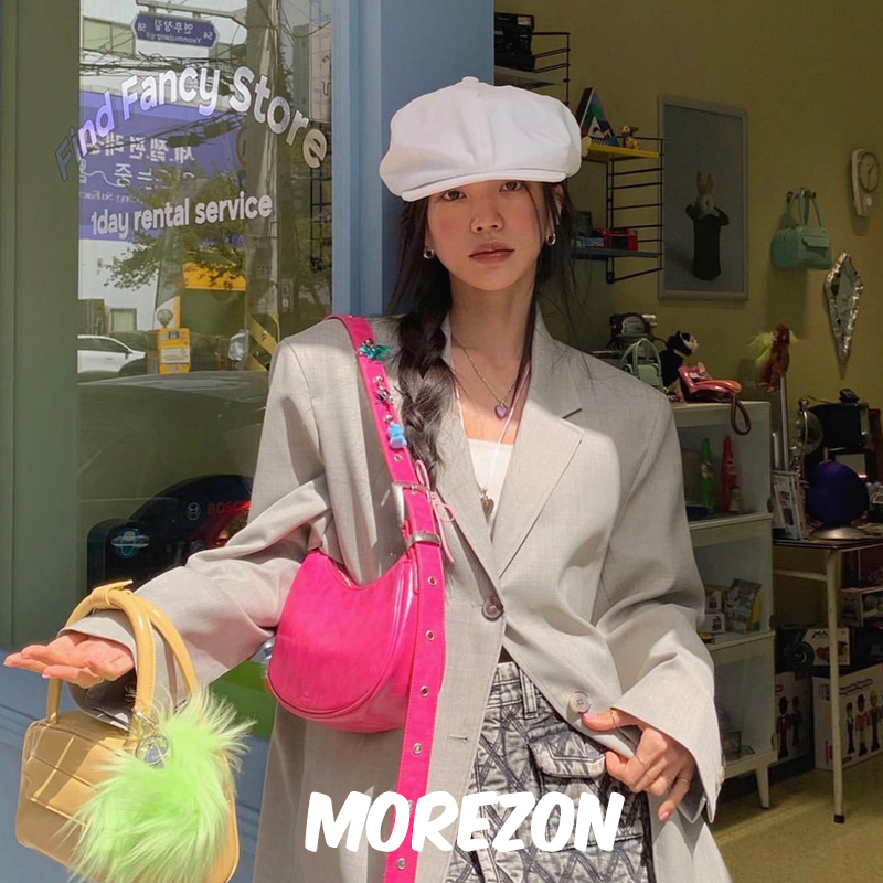 MOREZON【AWESOME NEEDS】23春夏田曦薇同款可爱云朵八角报童帽子 - 图0