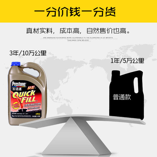 百适通防冻液绿色红色通用汽车冷却液水箱宝车用四季长效防冻液 - 图0