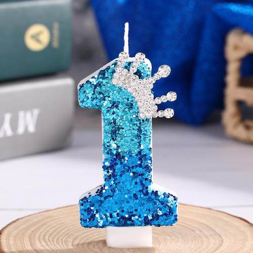 皇冠蜡烛蛋糕装饰韩国ins可爱卡通皇冠生日数字蜡烛儿童派对装扮 - 图1