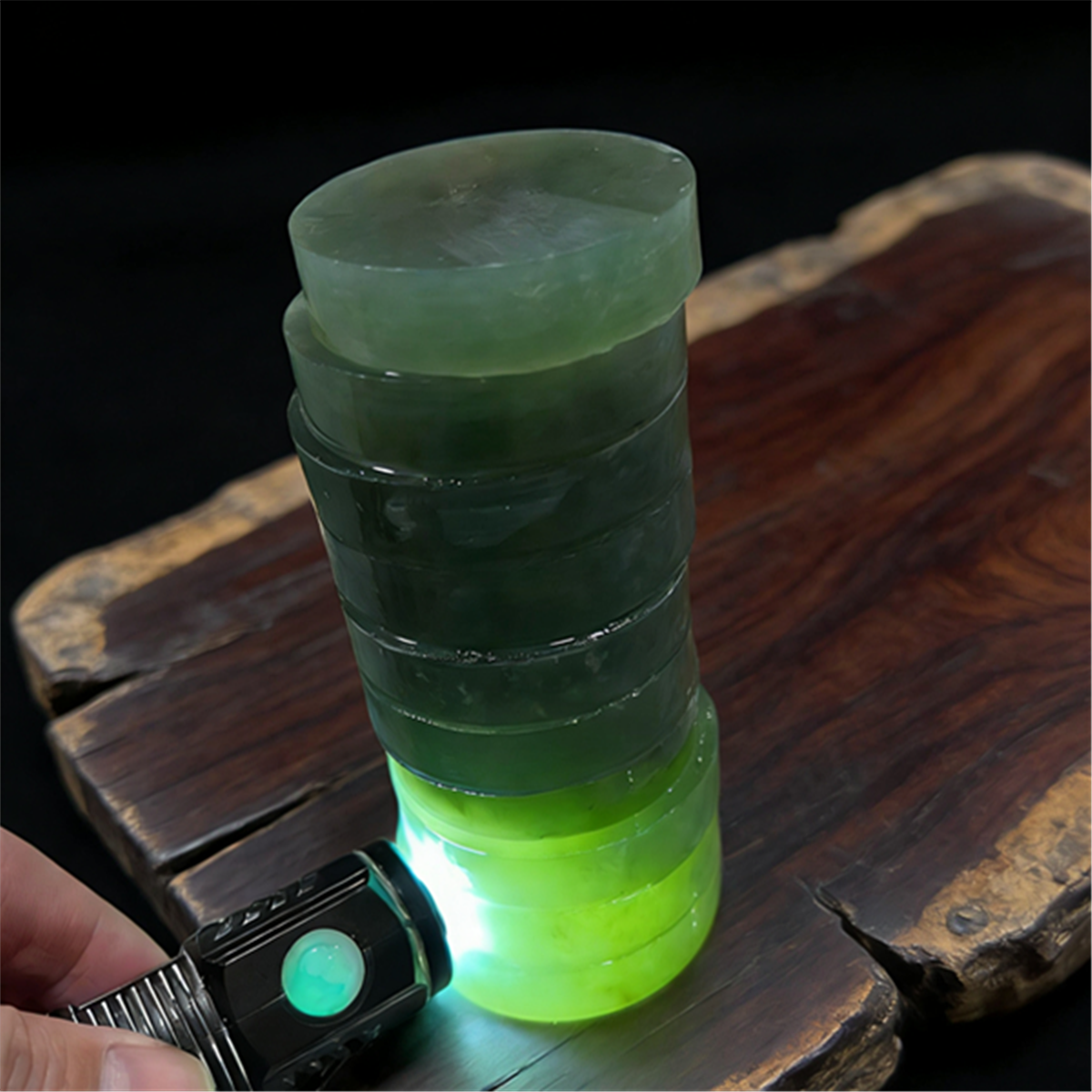 岫玉冰料手镯芯纯天然玉石原石毛料镯心玉边角料雕刻镇尺象棋挂坠,淘宝优惠券,粉丝福利购,淘宝优惠卷