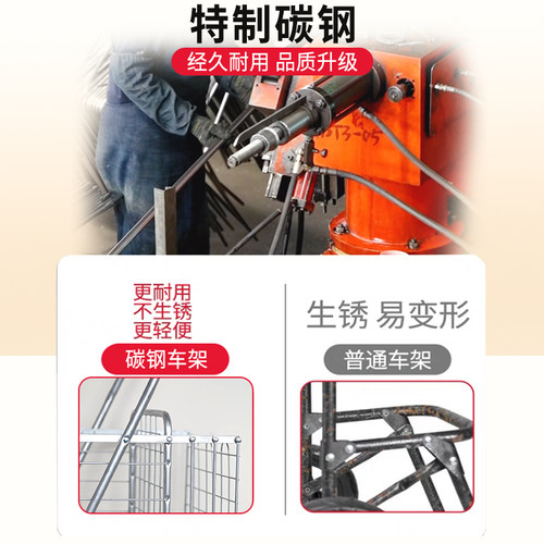 巧立方 万向轮 可折叠 小推车 手拉 买菜 购物 地摊 超市老人省力 - 图3