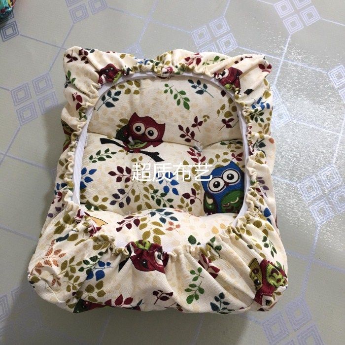 帆布纯色泡泡棉坐垫 长方形凳子椅垫套 学生板凳子套罩 换鞋凳垫,淘宝优惠券,粉丝福利购,淘宝优惠卷