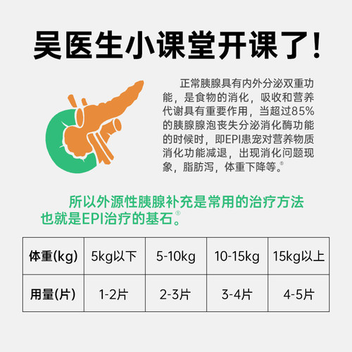胰宝宠物胰酶肠溶胶囊狗狗胰酶猫咪胰腺药杆悦乐片营养补充助消化 - 图3