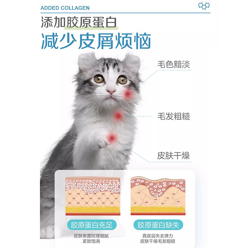 麦德氏卵磷脂猫咪专用维生素b防掉毛软磷脂猫猫咪美毛专用爆毛粉-图3