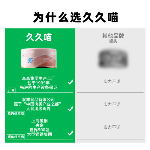 猫罐头主食罐猫咪零食成幼猫罐头营养增肥发腮补水罐头猫湿粮猫条 - 图1