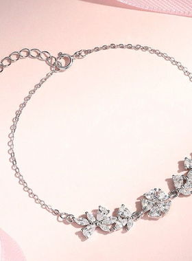 纯银手链精美礼物送女友送闺蜜