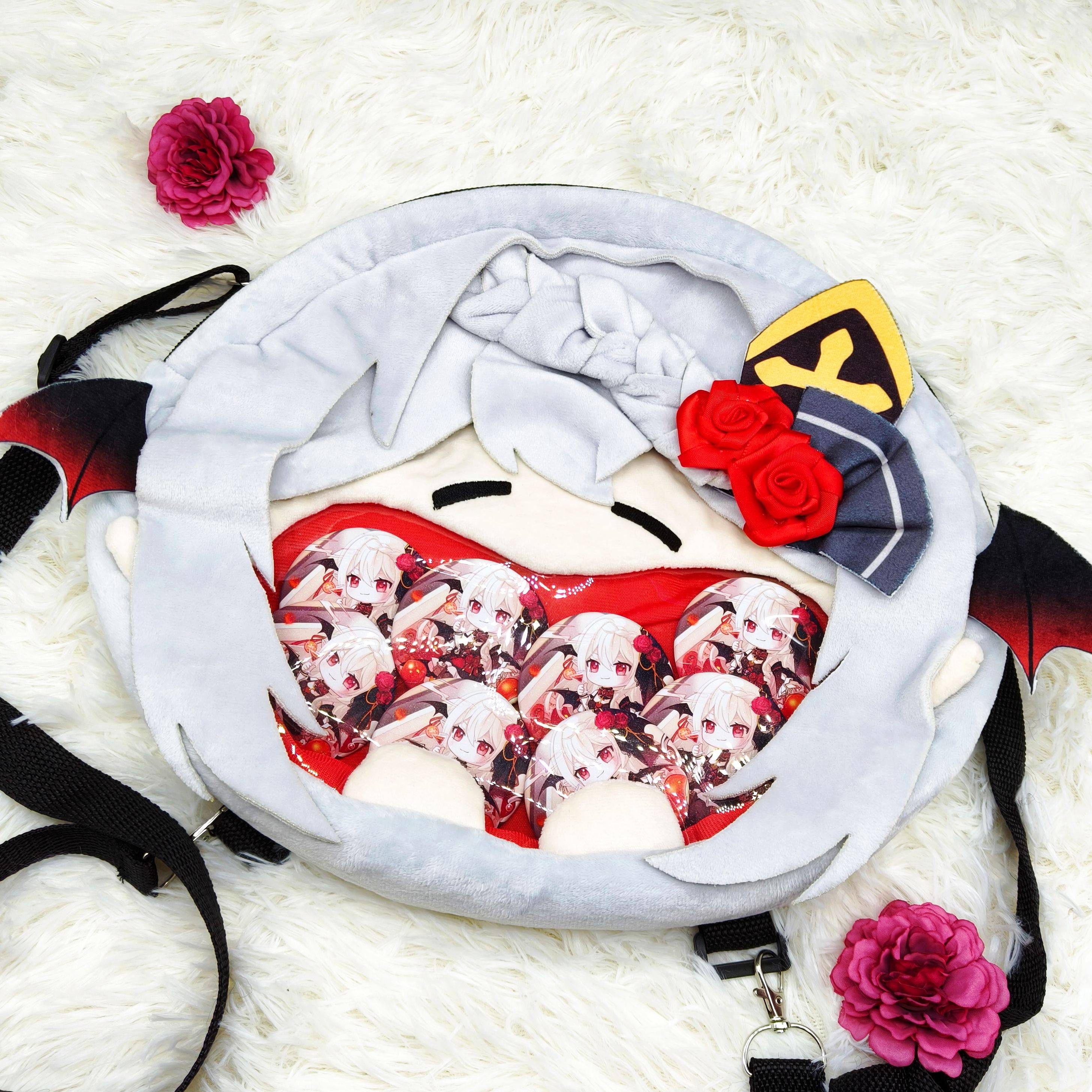 穆小泠大嘴痛包 大嘴蝠 双肩包/单肩包两用 寄泠背包,淘宝优惠券,粉丝福利购,淘宝优惠卷