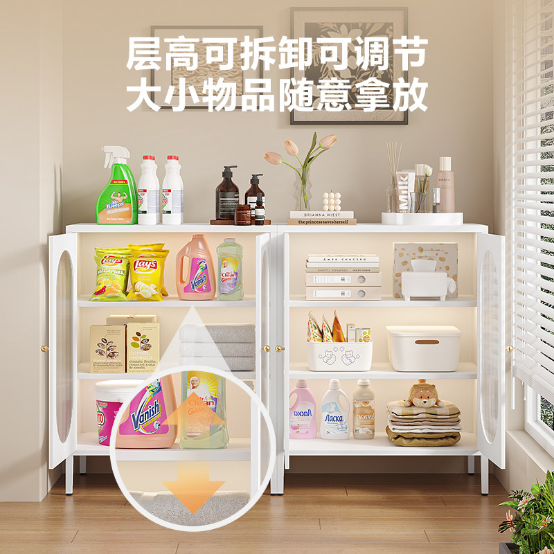 钢制阳台飘窗储物柜防晒收纳柜杂物柜子靠墙窗边鞋柜空间餐边柜,淘宝优惠券,粉丝福利购,淘宝优惠卷