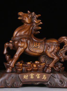 八骏雄风马工艺品摆件